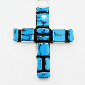 Turquoise Cross pendant