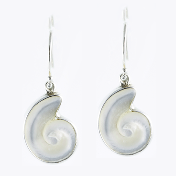 Silvery Margarite earrings