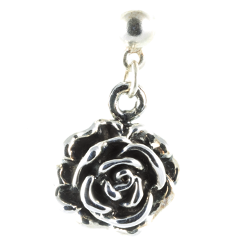 Classic rose earrings